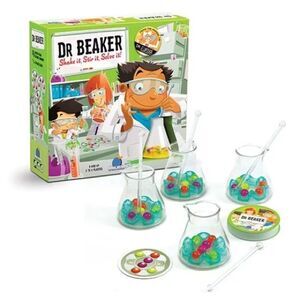 Brand New Sealed Blue Orange USA Dr. Beaker’s Laboratory Shake It Stir It